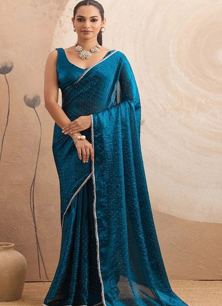 KT 2005 Hiffon Two Tone Saree Wholesale Market In Surat With Price